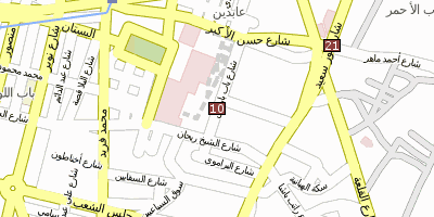 Abdeen-Palast Kairo Stadtplan