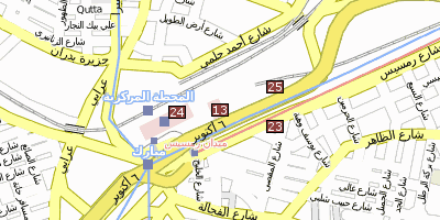 Stadtplan Ägyptisches Eisenbahnmuseum