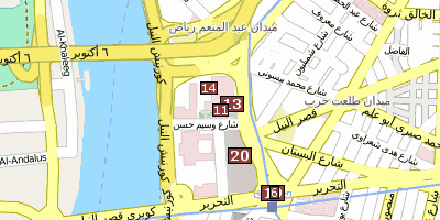 Ägyptisches Museum  Stadtplan