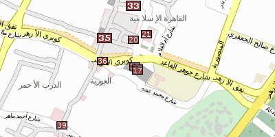 Stadtplan Al-Azhar-Moschee Kairo