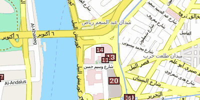 Stadtplan Kindermuseum des Ägyptischen Museums Kairo