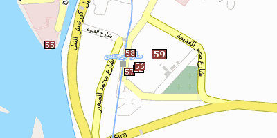 Stadtplan Koptisches Museum  Kairo